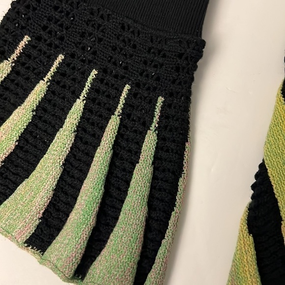 Sabri Ozel Angel Made In ITALY sweater Jacket Large multicolor Boho - Picture 3 of 8